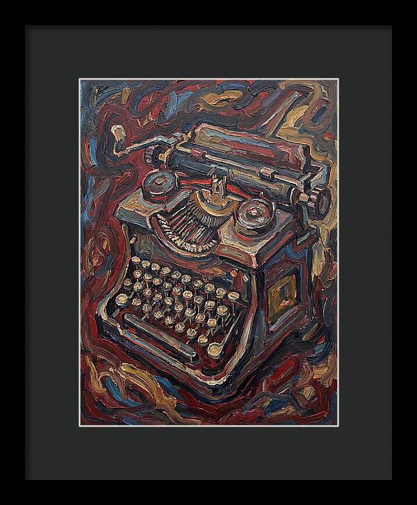 Typewriter In Expressionist Style
