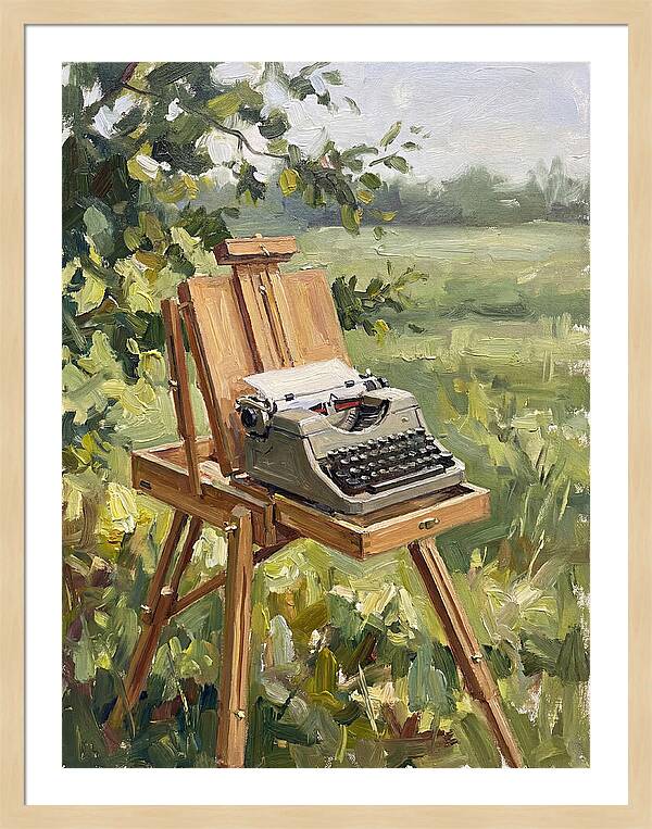 Typewriter In Nature