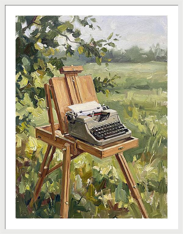 Typewriter In Nature