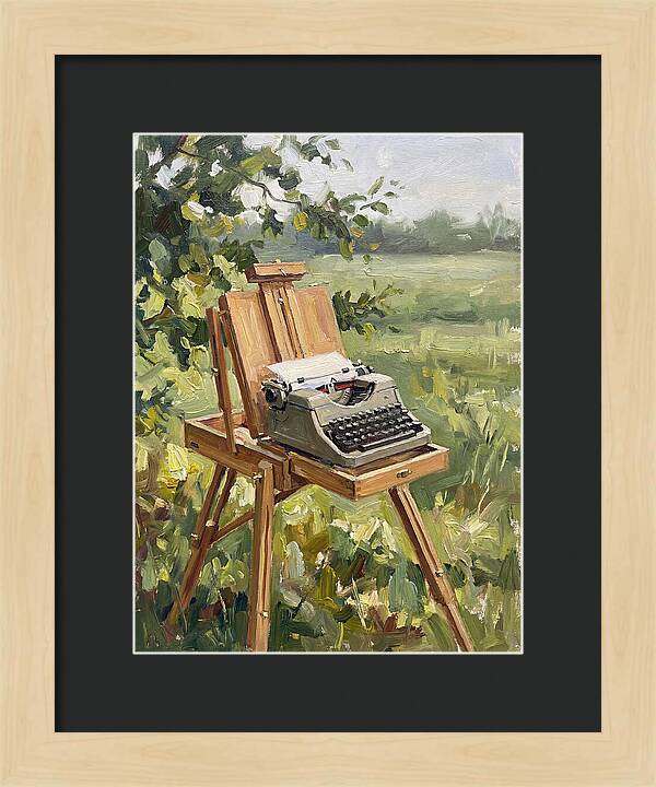 Typewriter In Nature