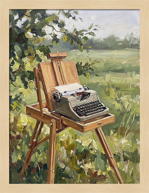 Typewriter In Nature