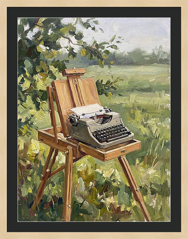 Typewriter In Nature