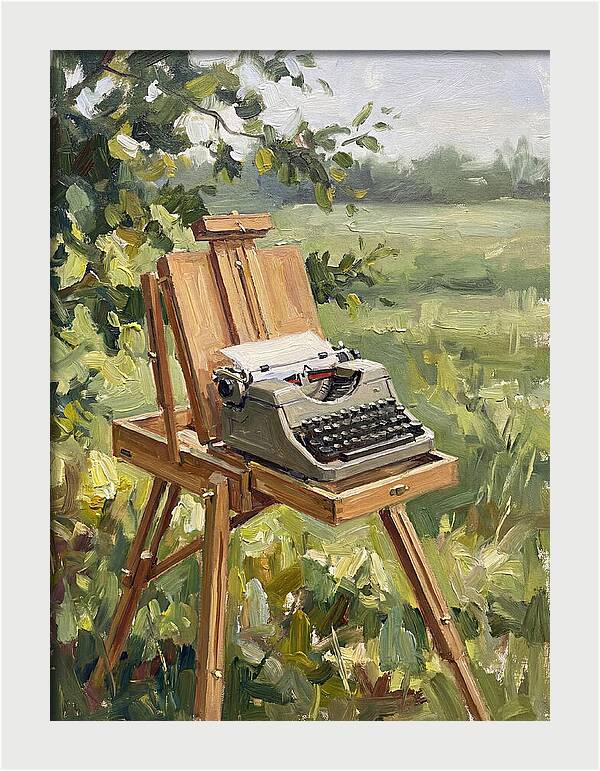 Typewriter In Nature