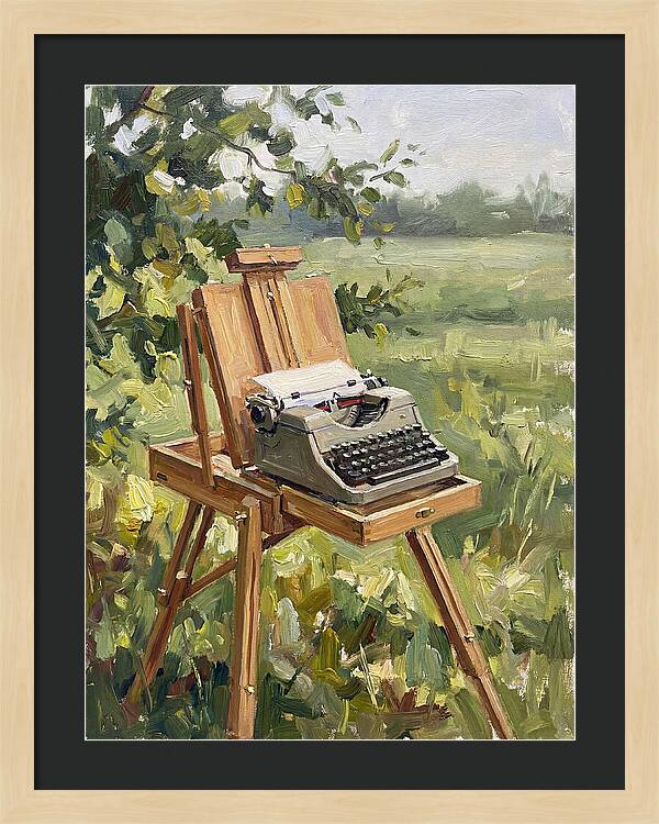 Typewriter In Nature