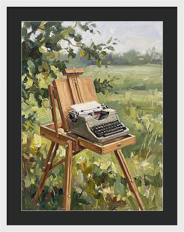 Typewriter In Nature