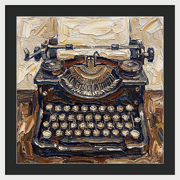 Typewriter In Textured Glory