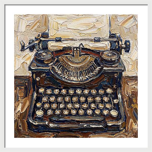 Typewriter In Textured Glory
