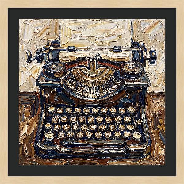 Typewriter In Textured Glory