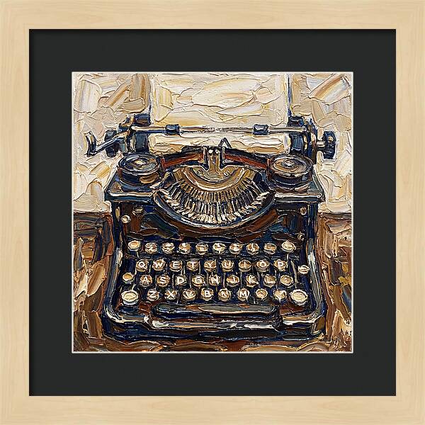 Typewriter In Textured Glory