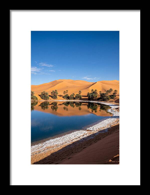 Ubari Lakes Oasis Serenity