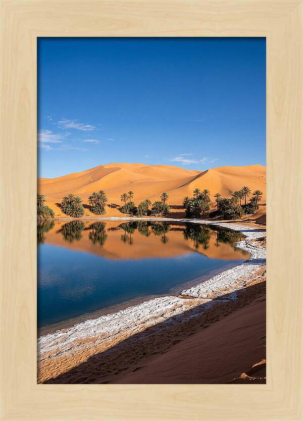 Ubari Lakes Oasis Serenity