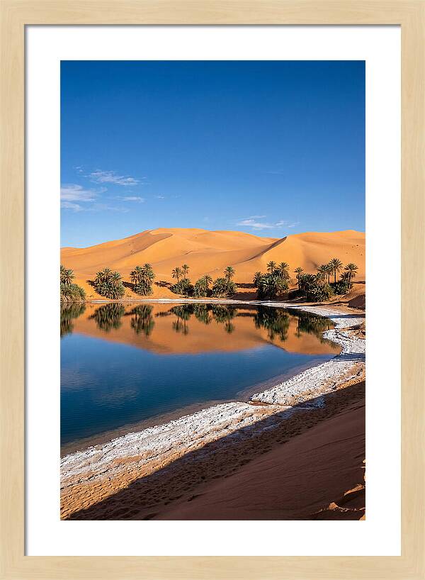 Ubari Lakes Oasis Serenity