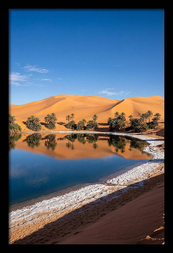 Ubari Lakes Oasis Serenity