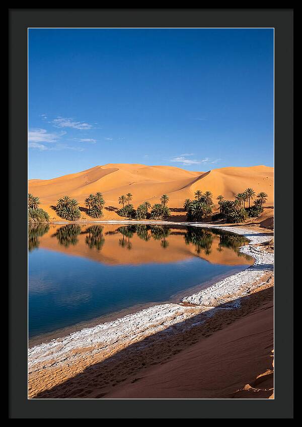 Ubari Lakes Oasis Serenity