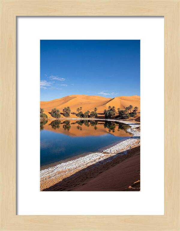 Ubari Lakes Oasis Serenity