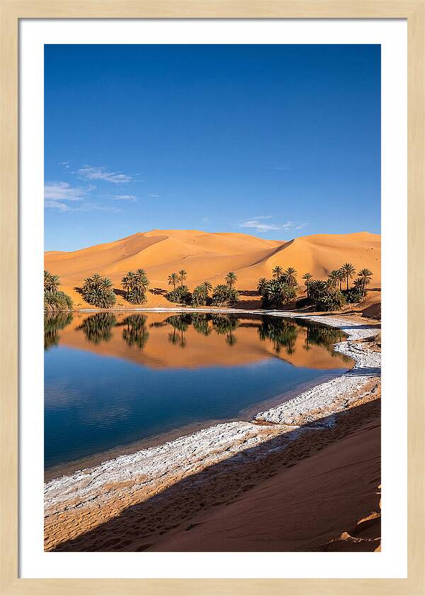Ubari Lakes Oasis Serenity