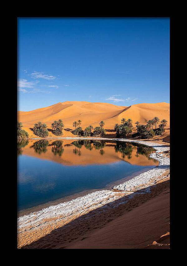 Ubari Lakes Oasis Serenity