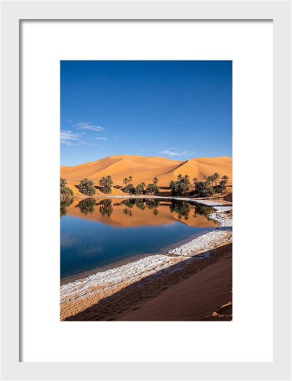 Ubari Lakes Oasis Serenity