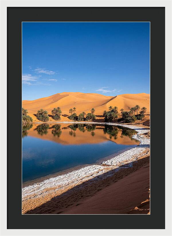 Ubari Lakes Oasis Serenity