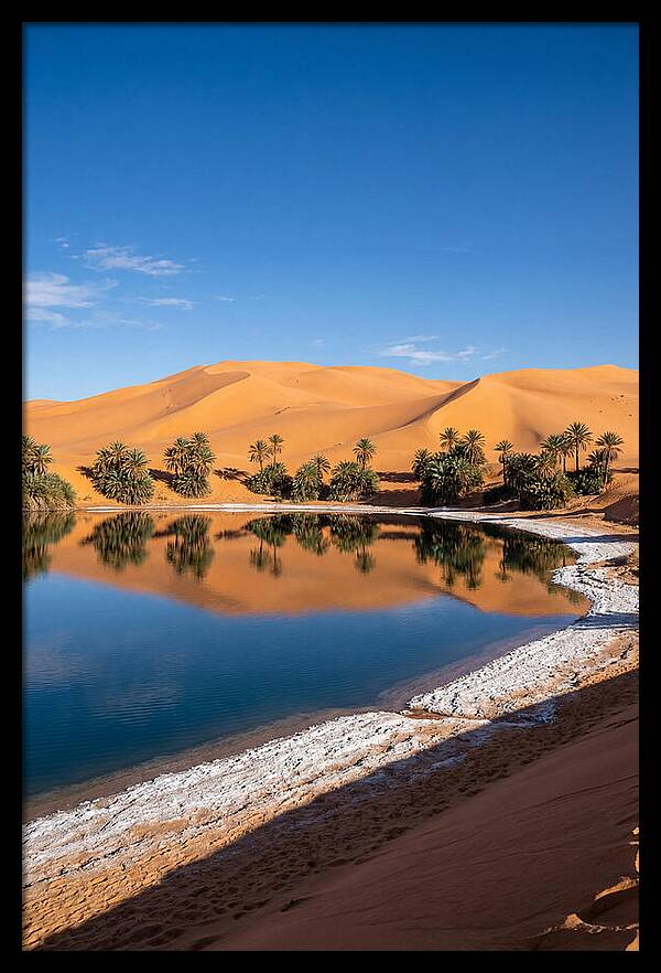 Ubari Lakes Oasis Serenity