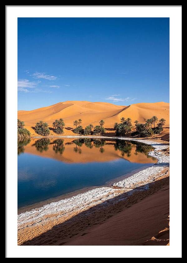 Ubari Lakes Oasis Serenity