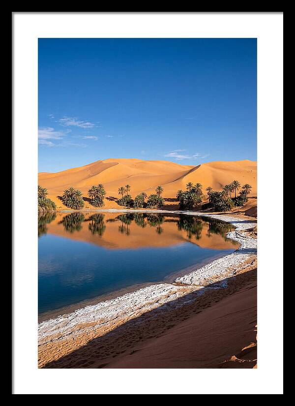 Ubari Lakes Oasis Serenity