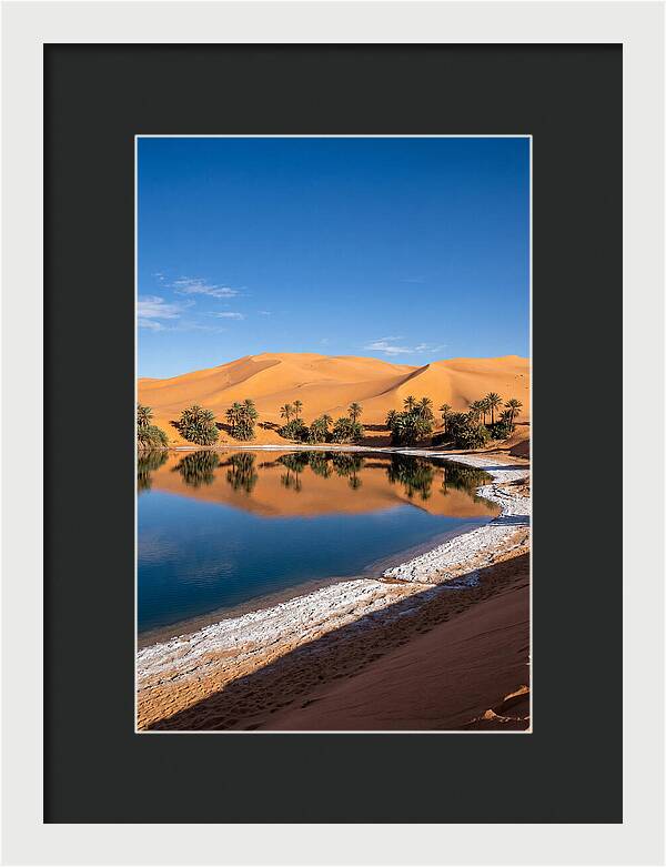 Ubari Lakes Oasis Serenity