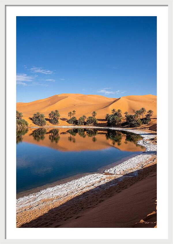 Ubari Lakes Oasis Serenity