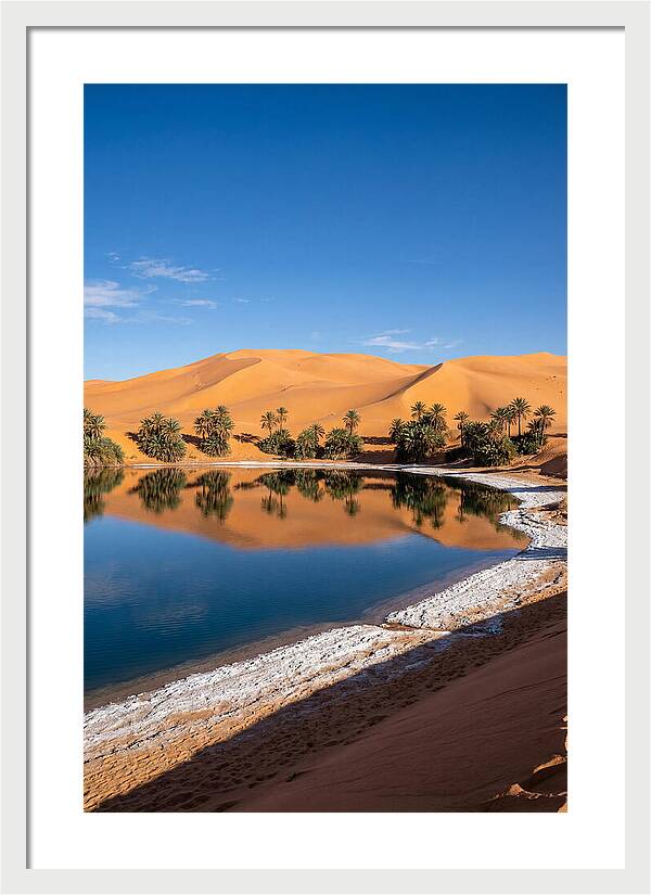 Ubari Lakes Oasis Serenity