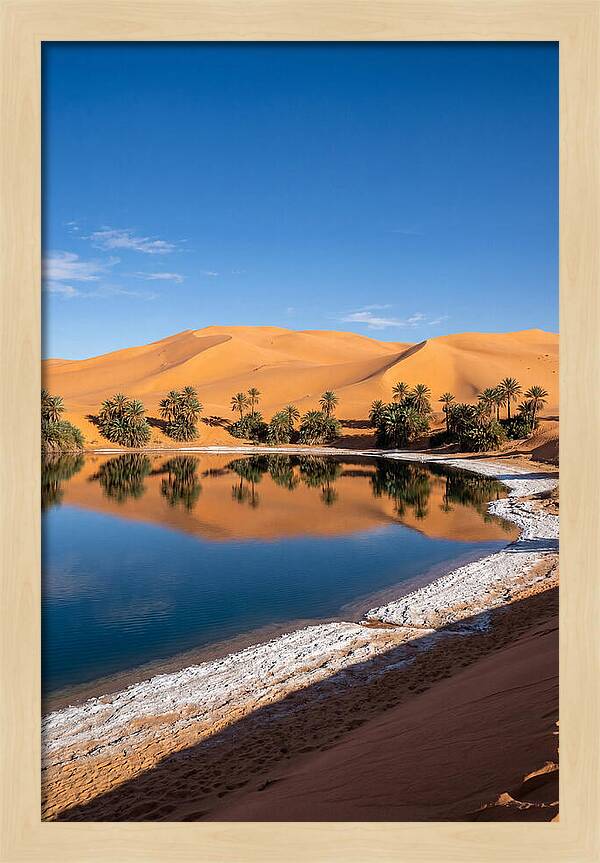 Ubari Lakes Oasis Serenity