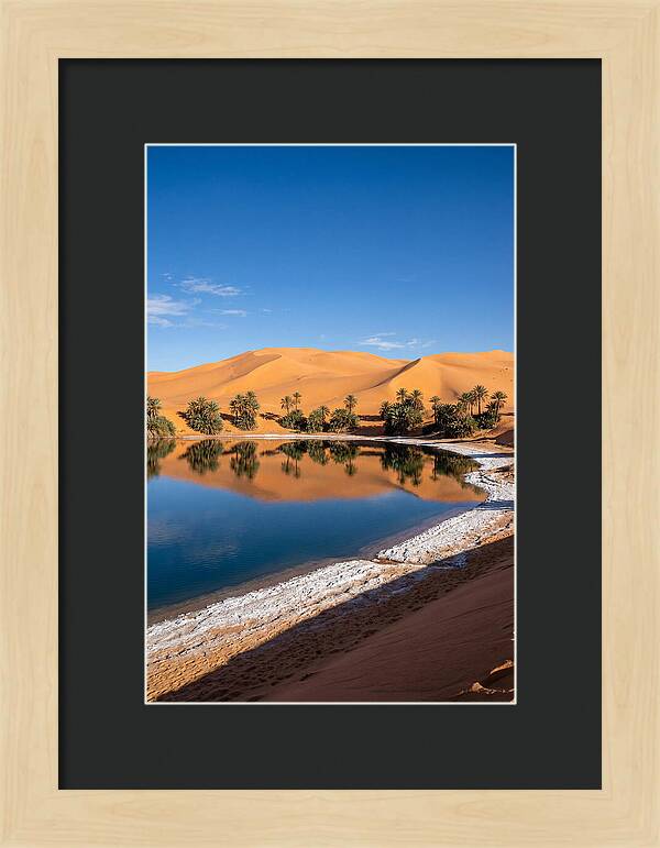 Ubari Lakes Oasis Serenity