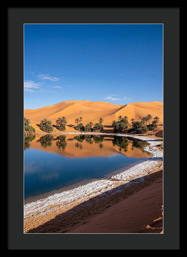 Ubari Lakes Oasis Serenity