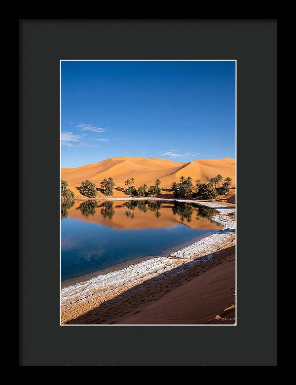 Ubari Lakes Oasis Serenity