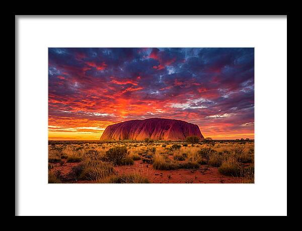 Uluru At Sunset