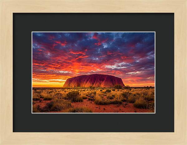 Uluru At Sunset