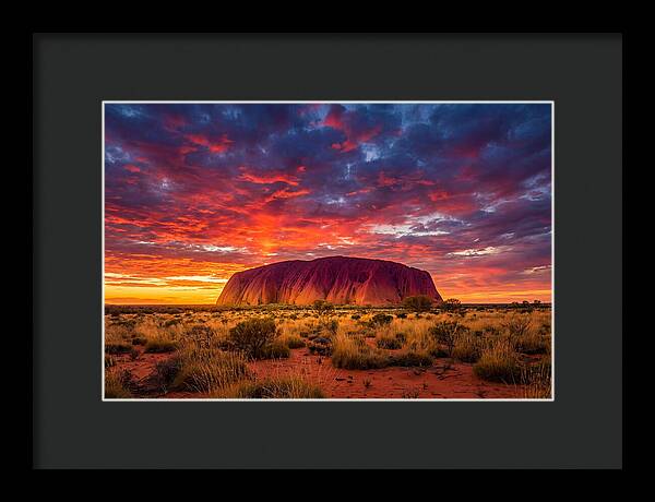 Uluru At Sunset