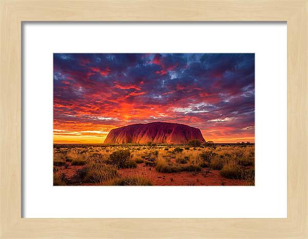 Uluru At Sunset
