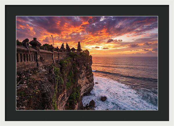 Uluwatu Temple At Sunset
