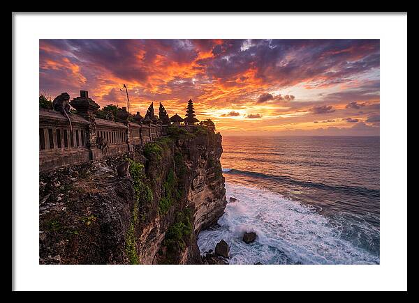 Uluwatu Temple At Sunset
