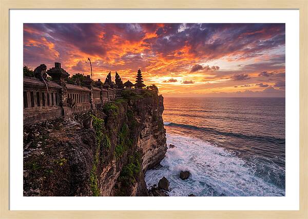Uluwatu Temple At Sunset