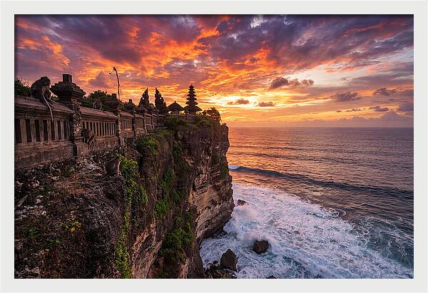 Uluwatu Temple At Sunset