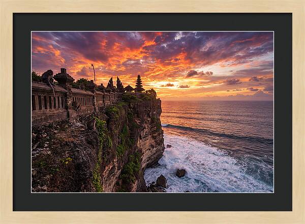 Uluwatu Temple At Sunset