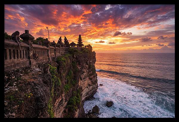 Uluwatu Temple At Sunset