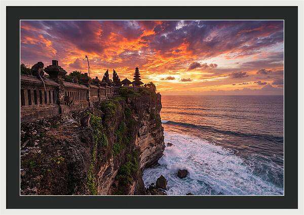 Uluwatu Temple At Sunset