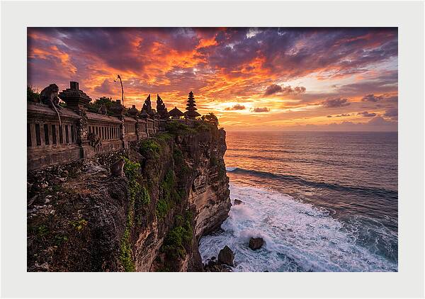 Uluwatu Temple At Sunset