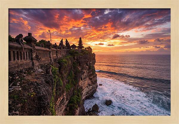 Uluwatu Temple At Sunset