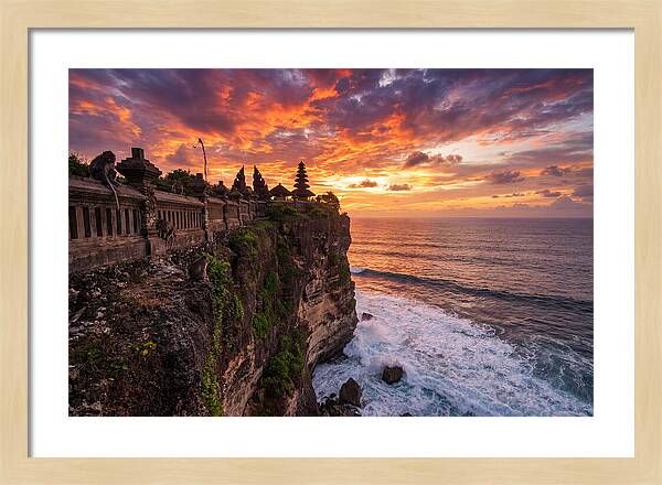 Uluwatu Temple At Sunset