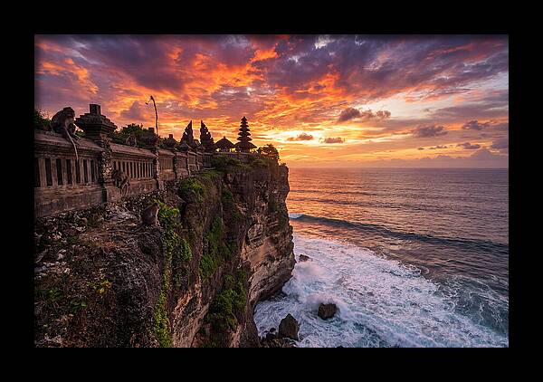 Uluwatu Temple At Sunset
