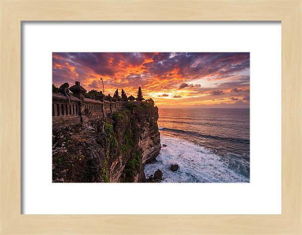 Uluwatu Temple At Sunset