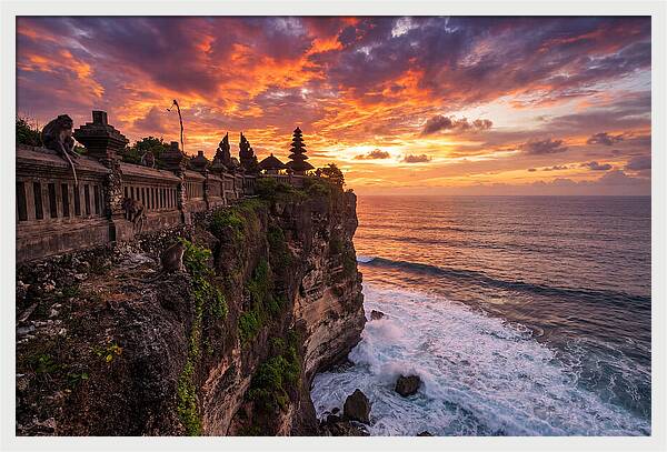 Uluwatu Temple At Sunset